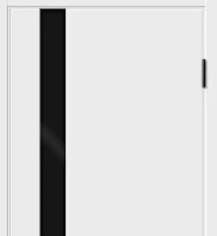 Usa de interior VellDoris Flat Z1 600mm (Alb/Negru)