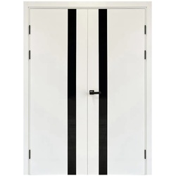 Usa de interior VellDoris Flat Z1 W24 800mm (Alb Email/Lacobel Negru)