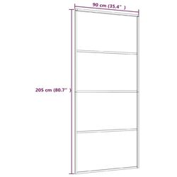 Usa glisanta vidaXL 149480 900mm (Black/Transparent) Thumb