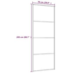 Usa glisanta vidaXL 151655 760mm (Black/Frosted) Thumb