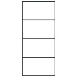 Usa glisanta vidaXL 151659 900mm (Black/Frosted)