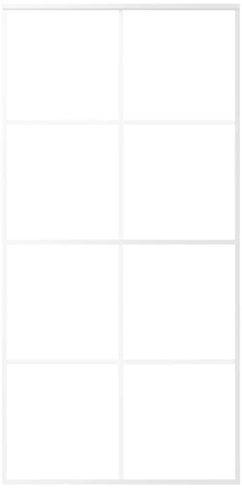 Дверь раздвижная vidaXL 151676 1025mm (White/Transparent)