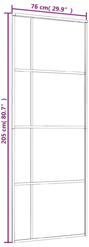 Usa glisanta vidaXL 151681 760mm (White/Matte)