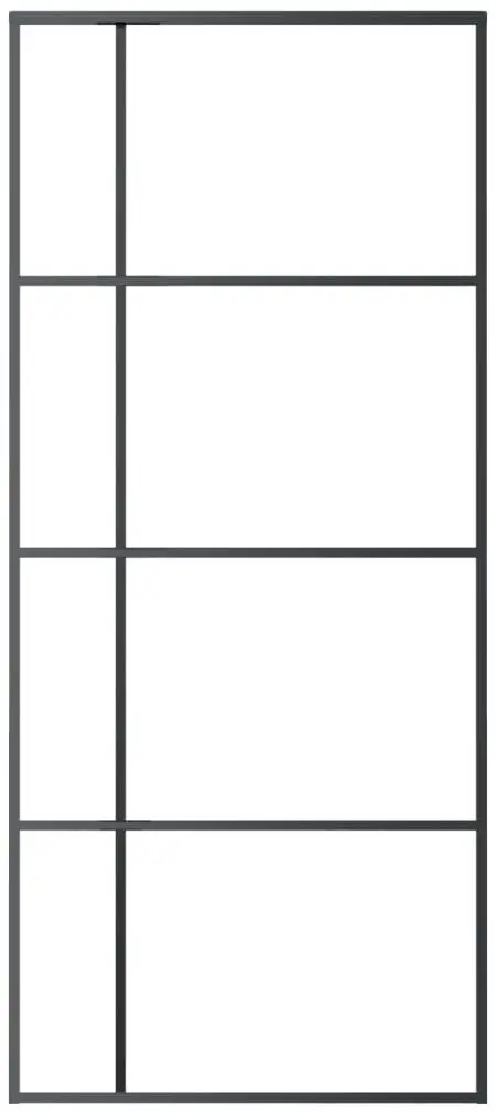 Usa glisanta vidaXL 151682 900mm (Black/Transparent)