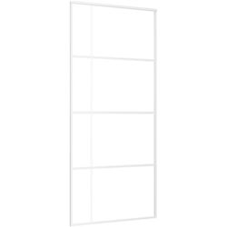 Дверь раздвижная vidaXL 151684 900mm (White/Transparent) Thumb