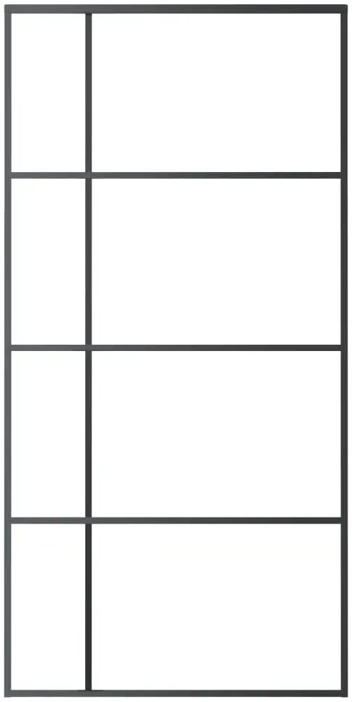 Usa glisanta vidaXL 151686 1025mm (Black/Transparent)