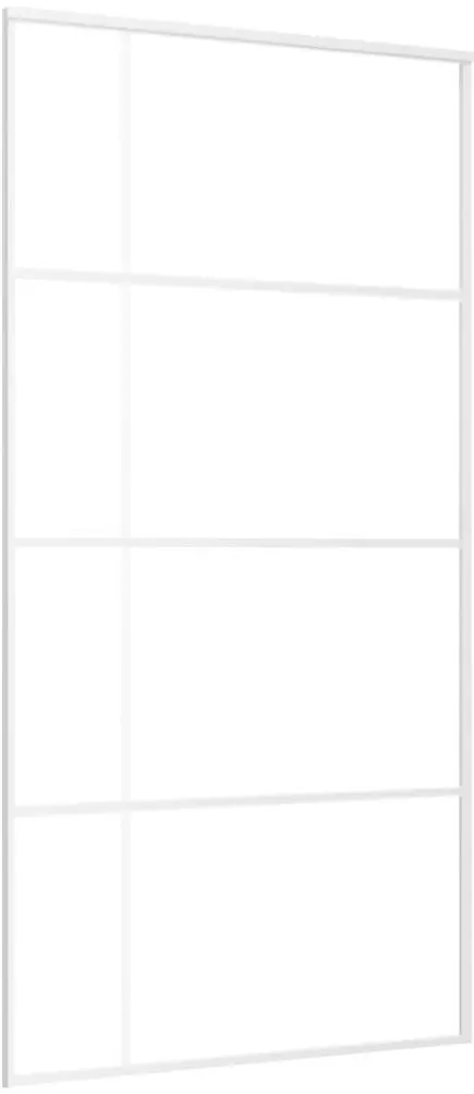 Дверь раздвижная vidaXL 151689 1025mm (White/Matte) - 2