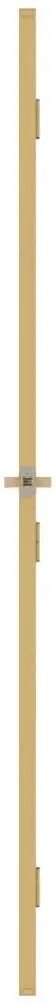 Дверь раздвижная vidaXL 155134 930mm (Gold/Transparent) - 3