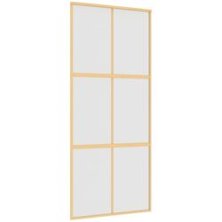 Дверь раздвижная vidaXL 155158 900mm (Gold/Matte) Thumb