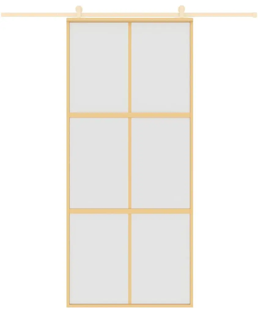 Дверь раздвижная vidaXL 155158 900mm (Gold/Matte)