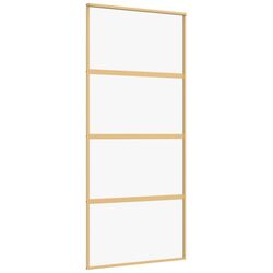 Дверь раздвижная vidaXL 155179 900mm (Gold/Transparent) Thumb