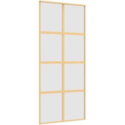 Дверь раздвижная vidaXL 155188 900mm (Gold/Matte) Thumb