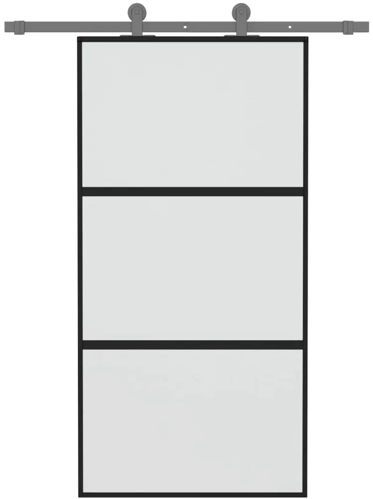 Usa glisanta vidaXL 155200 1025mm (Black/Matte)