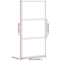 Usa glisanta VidaXL 155206 1025mm (White/Transparent) Thumb
