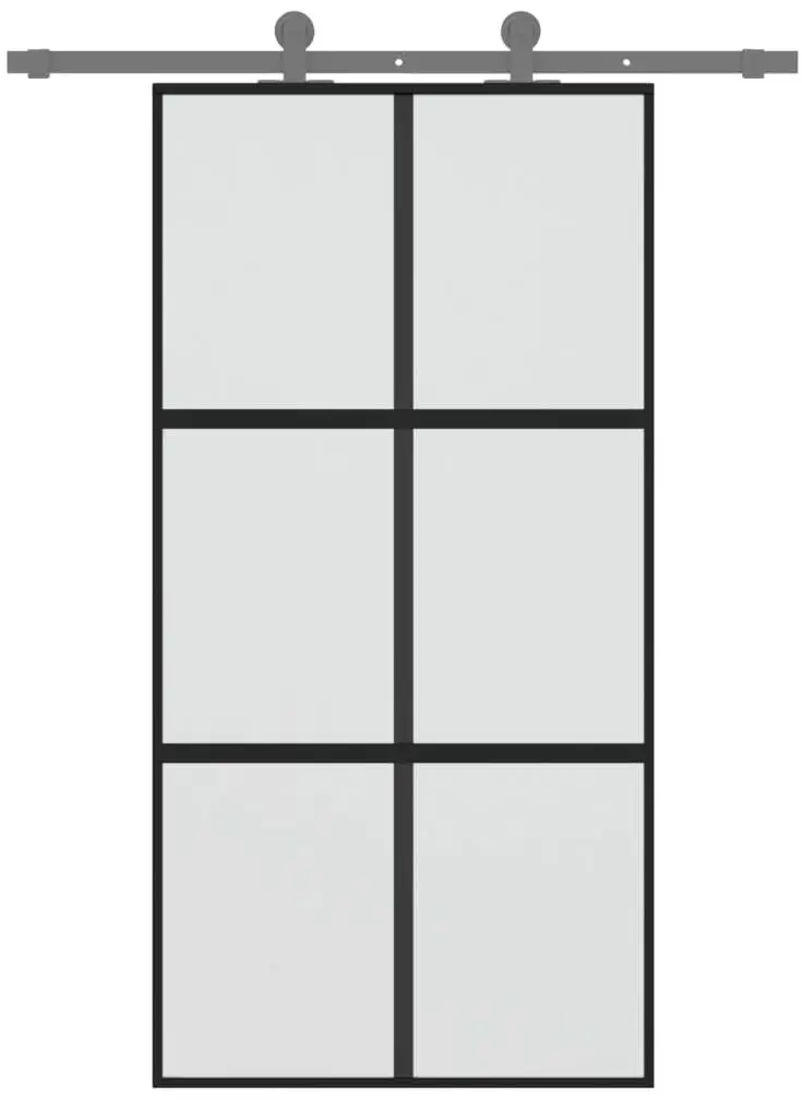 Usa glisanta vidaXL 155209 1025mm (Black/Matte)