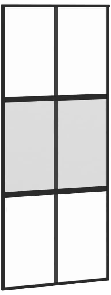 Usa glisanta vidaXL 155211 900mm (Black/Transparent/Matte)