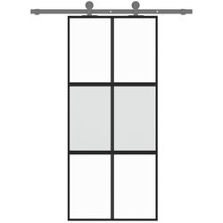 Usa glisanta vidaXL 155211 900mm (Black/Transparent/Matte)