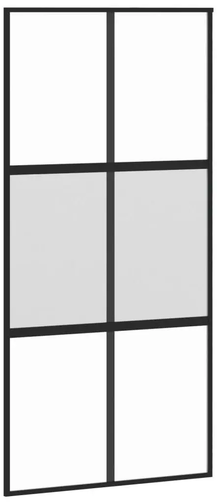 Usa glisanta vidaXL 155212 1025mm (Black/Transparent/Matte)