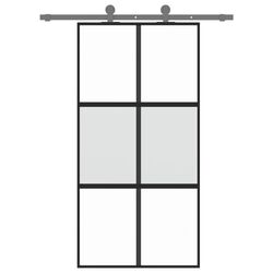 Usa glisanta vidaXL 155212 1025mm (Black/Transparent/Matte)