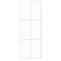 Дверь раздвижная vidaXL 155217 900mm (White/Transparent) Thumb