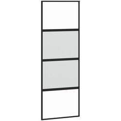 Дверь раздвижная vidaXL 155219 760mm (Black/Transparent/Matte) Thumb