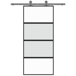 Usa glisanta vidaXL 155220 900mm (Black/Transparent/Matte)