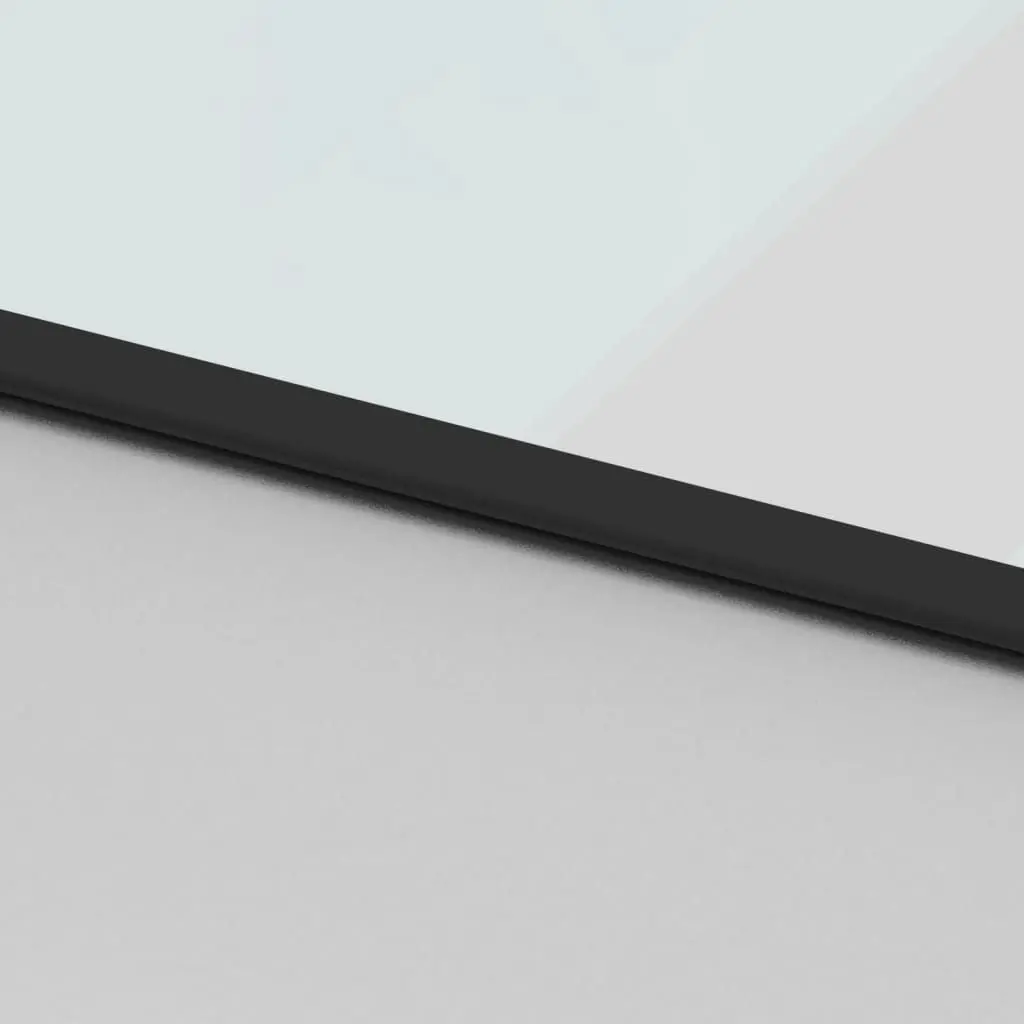 Usa glisanta vidaXL 155221 1025mm (Black/Transparent/Matte)