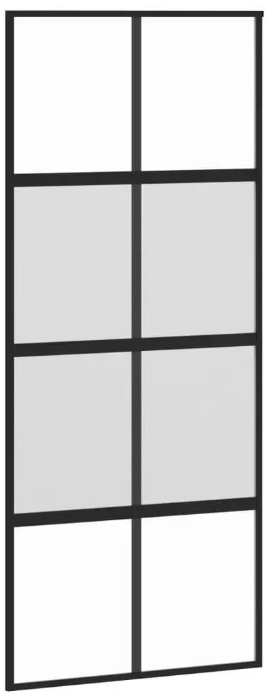 Usa glisanta vidaXL 155223 900mm (Black/Transparent/Matte)