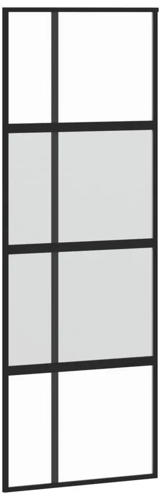 Usa glisanta vidaXL 155228 760mm (Black/Transparent/Matte)