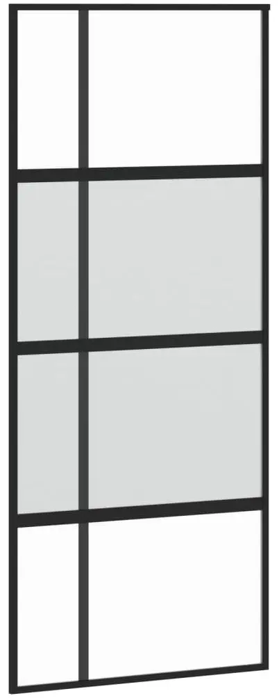 Usa glisanta vidaXL 155229 900mm (Black/Transparent/Matte)