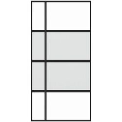 Usa glisanta vidaXL 155230 1025mm (Black/Transparent/Matte)