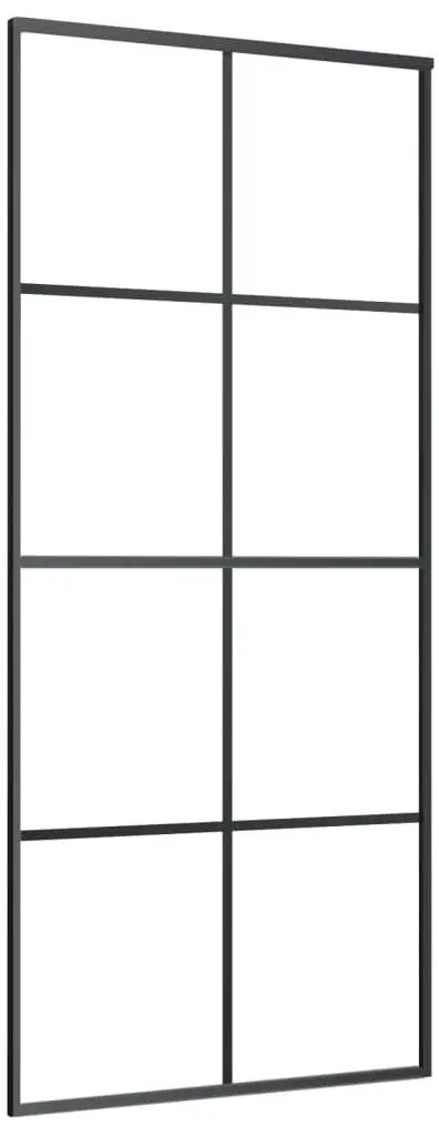 Usa glisanta VidaXL 3152141 900mm (Black/Transparent)