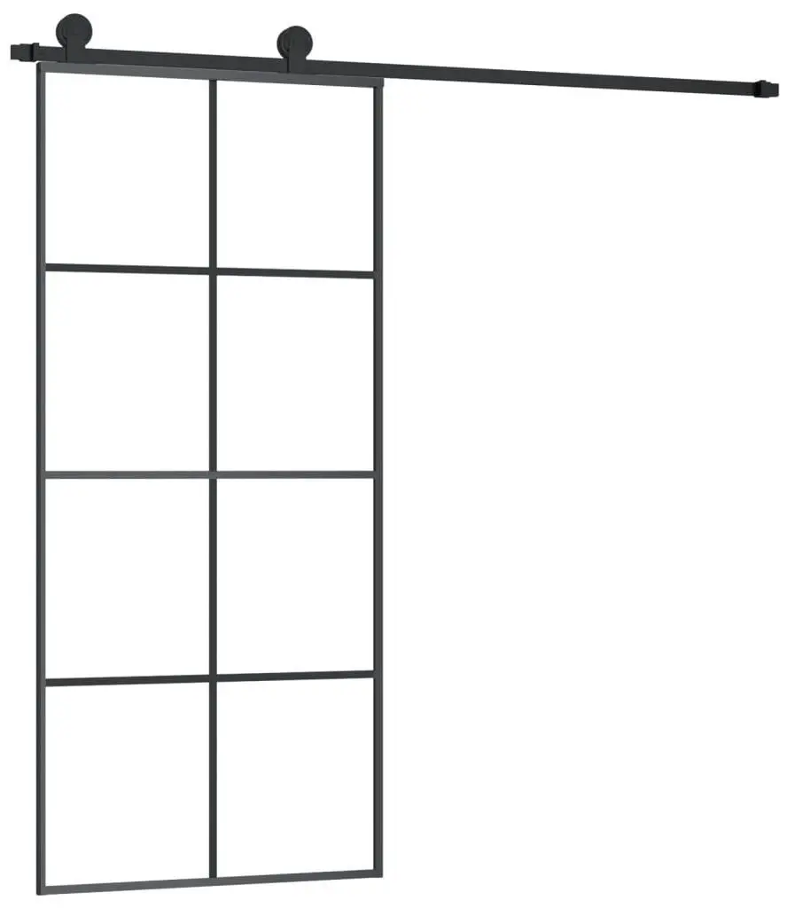 Usa glisanta VidaXL 3152142 900mm (Black/Transparent)