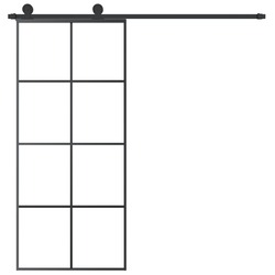 Usa glisanta VidaXL 3152142 900mm (Black/Transparent)