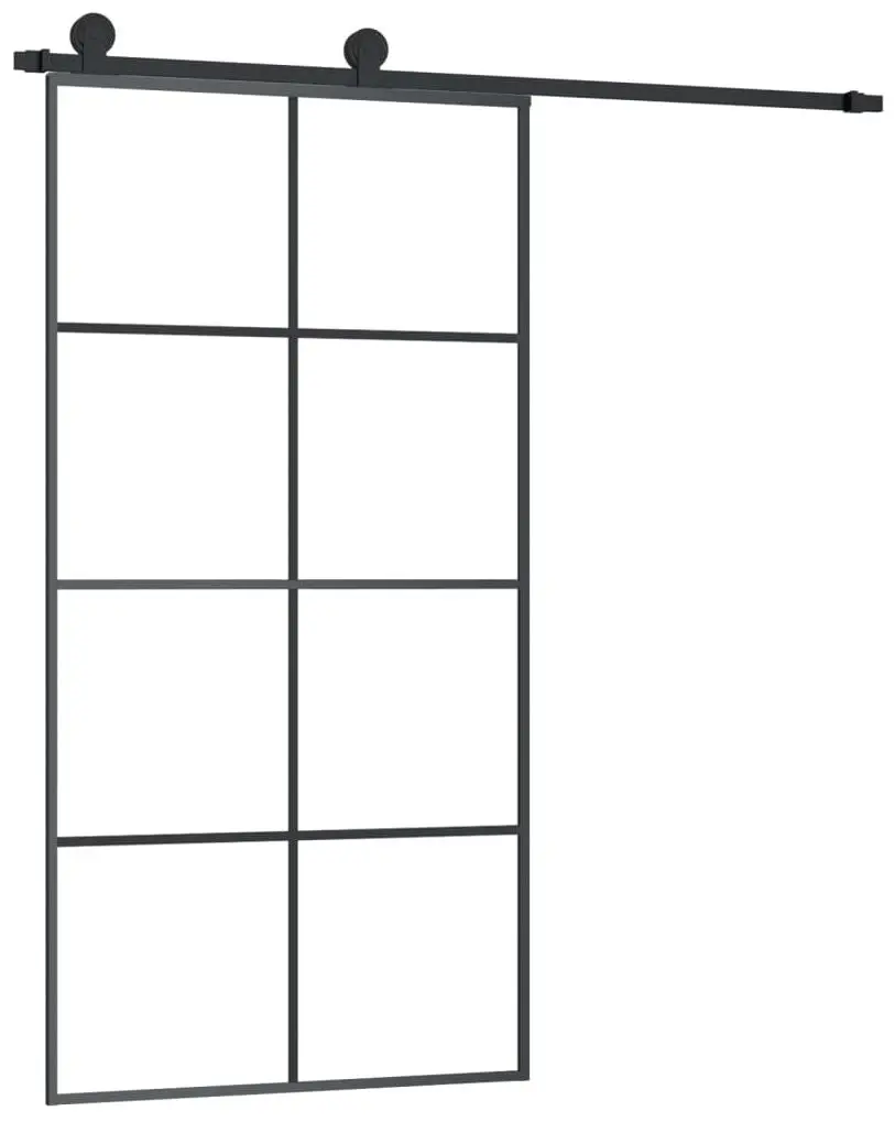 Usa glisanta VidaXL 3152143 1025mm (Black/Transparent)