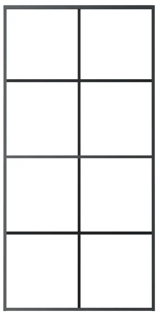 Usa glisanta VidaXL 3152143 1025mm (Black/Transparent)