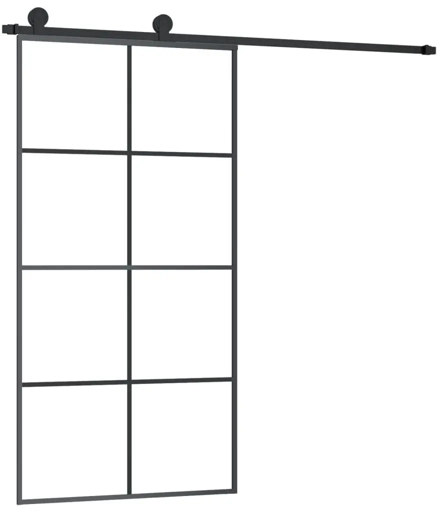 Usa glisanta VidaXL 3152144 1025mm (Black/Transparent)