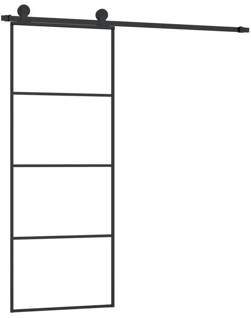 Usa glisanta VidaXL 3152145 760mm (Black/Transparent)