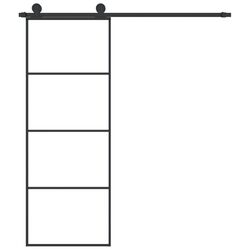 Usa glisanta VidaXL 3152145 760mm (Black/Transparent)