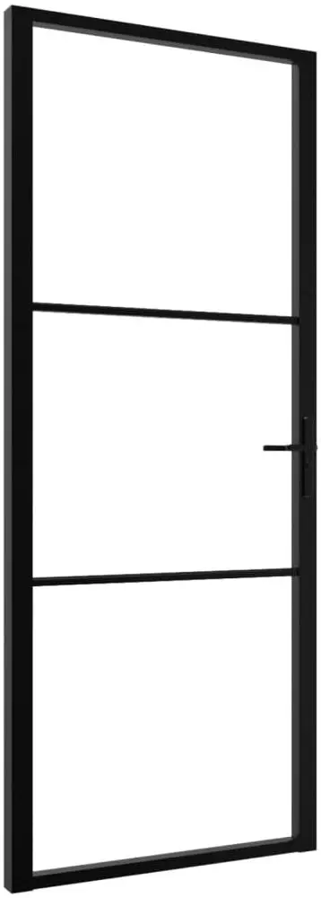 Usa de interior vidaXL 151199 830mm (Black/Transparent)