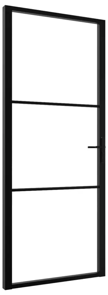 Usa de interior vidaXL 151200 930mm (Black/Transparent)