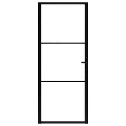 Usa de interior vidaXL 151200 930mm (Black/Transparent)