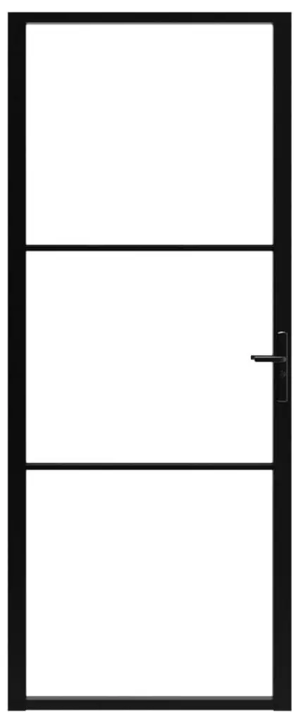 Usa de interior vidaXL 151200 930mm (Black/Transparent)