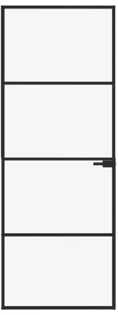 Usa de interior vidaXL 153658 760mm (Black/Transparent)