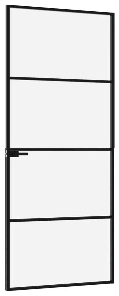 Usa de interior vidaXL 153659 830mm (Black/Transparent)