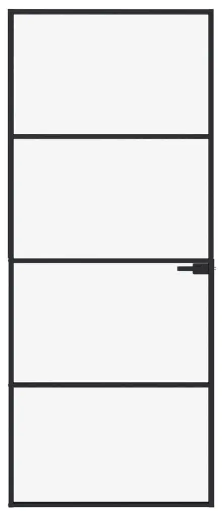 Usa de interior vidaXL 153659 830mm (Black/Transparent)