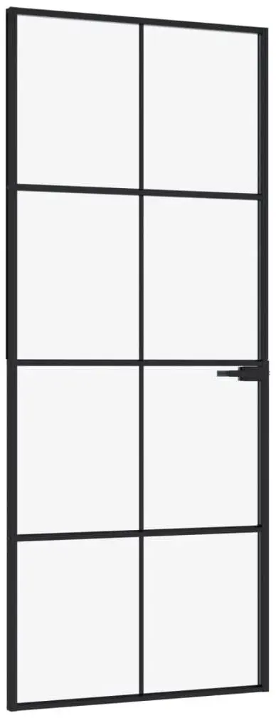 Usa de interior vidaXL 153663 830mm (Black/Transparent)