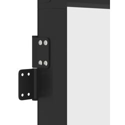 Межкомнатная дверь vidaXL 155118 830mm (Black/Transparent/Matte) Thumb