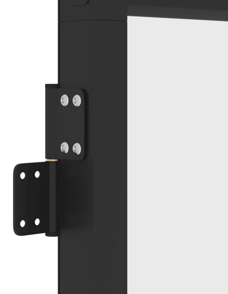 Межкомнатная дверь vidaXL 155119 830mm (Black/Frosted) - 6