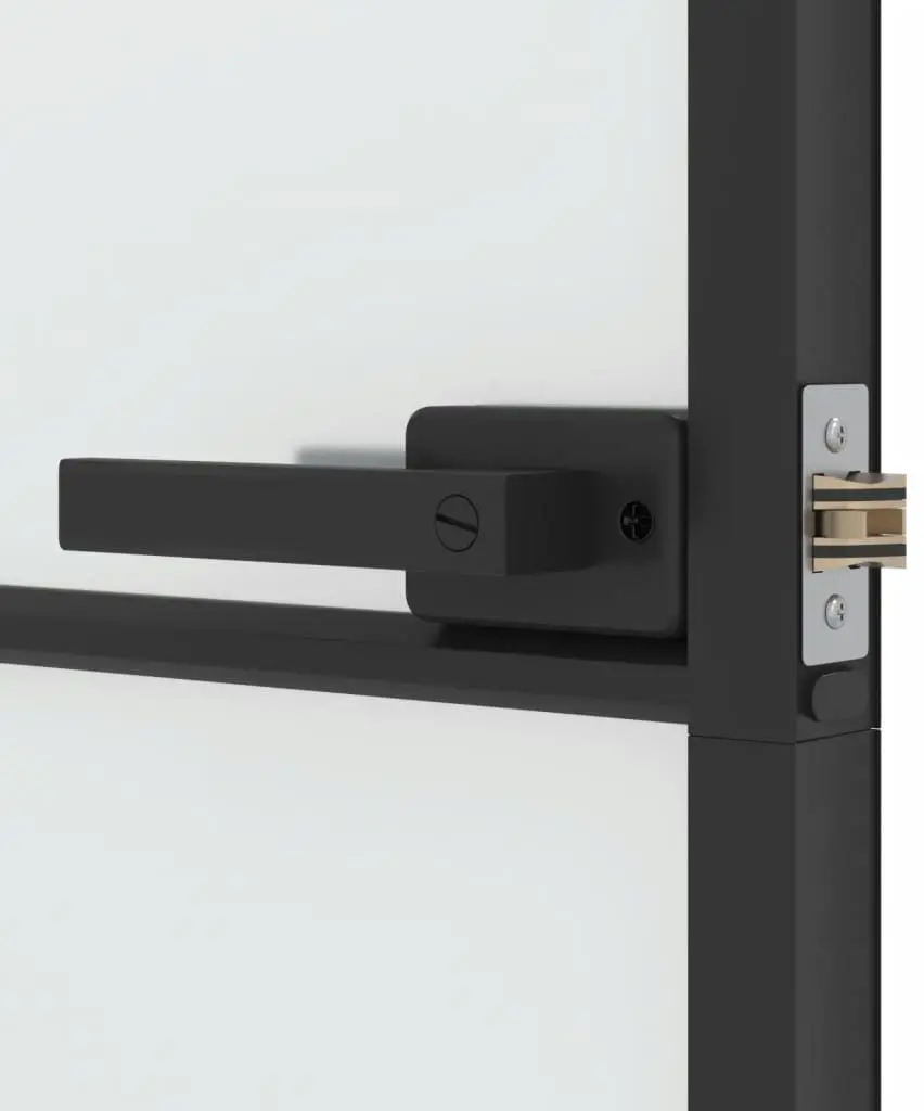 Usa de interior vidaXL 155121 930mm (Black/Frosted)